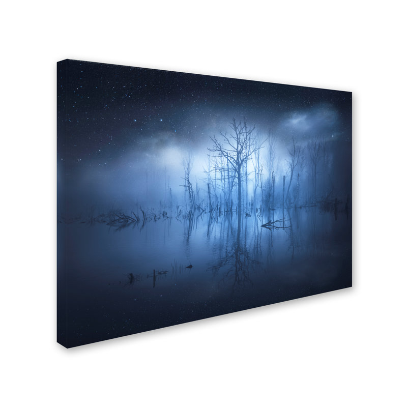 « étranger things », impression sur toile tendue, H 35 po x l 47 po