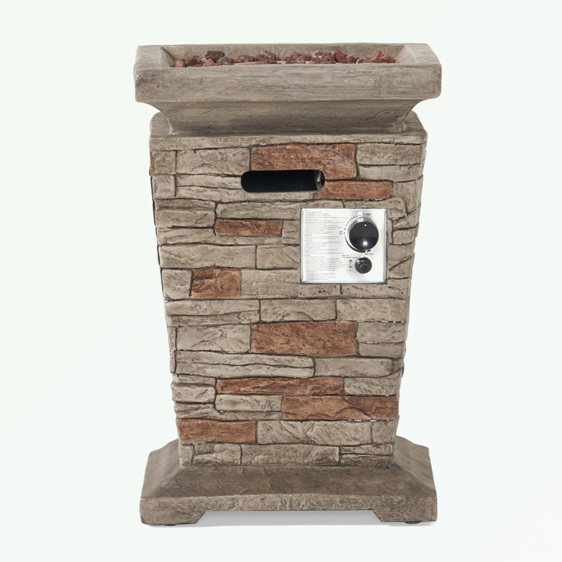 Square Fire Pit with sturdy base
