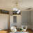 5-Light Sputnik Semi Flush Mount