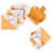 Square 6 Piece Coaster Set With Holder