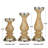 11.55'' H Wood Tabletop Candlestick