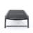 2 Pk Outdoor Mesh Chaise Lounges - Aluminum Frame And Adjustable In Black + Grey For Poolside With Seat Black+Grey Backyard Relaxation  2