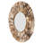 Guein Solid Wood Round Wall Mirror