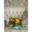 Mixed Hydrangea And Fruit Floral Arrangement