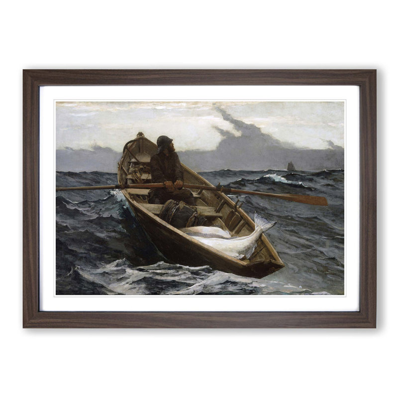 Winslow Homer - Single Picture Frame Painting, Walnut
