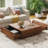 Blosse Floating TV Stand with 39.37'' Square Coffee Table Set, Fully Assembled-101250173-124521491
