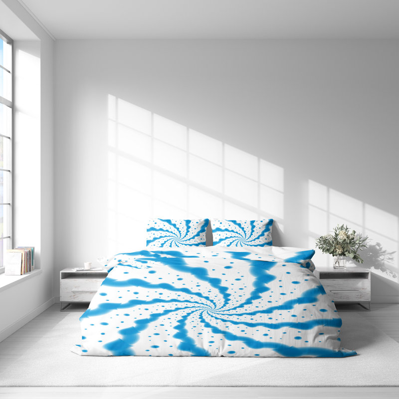 Abstract Duvet Cover, King Duvet Cover + 2 King Shams