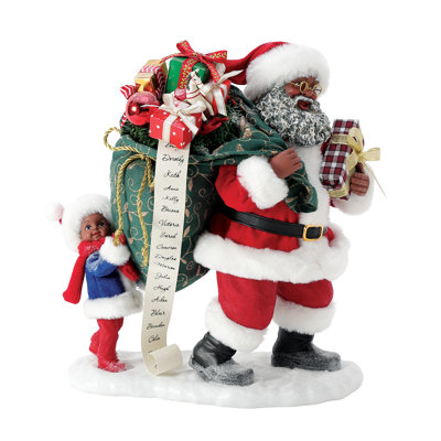 Possible Dreams Christmas Traditions Santa Sharing the Load Figurine 10 Inch