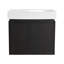 Meuble-lavabo 24 po avec lavabo en céramique, meuble-lavabo flottant mural, armoire de rangement en bois avec portes doubles pour la salle de bain-914546160