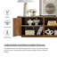 Buffet 4 portes à rayures verticales Ebern Designs-1609401913