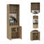 Armoire de rangement 5 tablettes à 2 tablettes