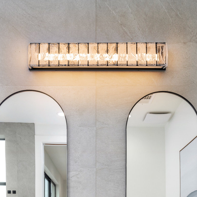 Luminaire de salle de bain moderne à DEL à intensité variable avec abat-jour nuage