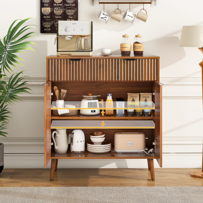 Buffet, armoire de cuisine, crédence de rangement pour salle à manger, 31,5 po x 15,8 po x 34,7 po