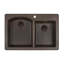 33" L x 22" W Double Basin Dual Mount Kitchen Sink-361064809
