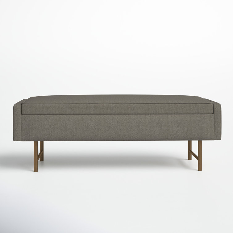Ridley Polyester Upholstered Storage Bench