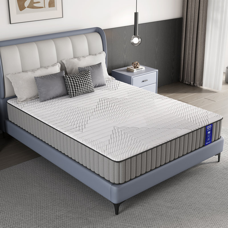  EGOHOME 10.5" Medium Hybrid Mattress, Full