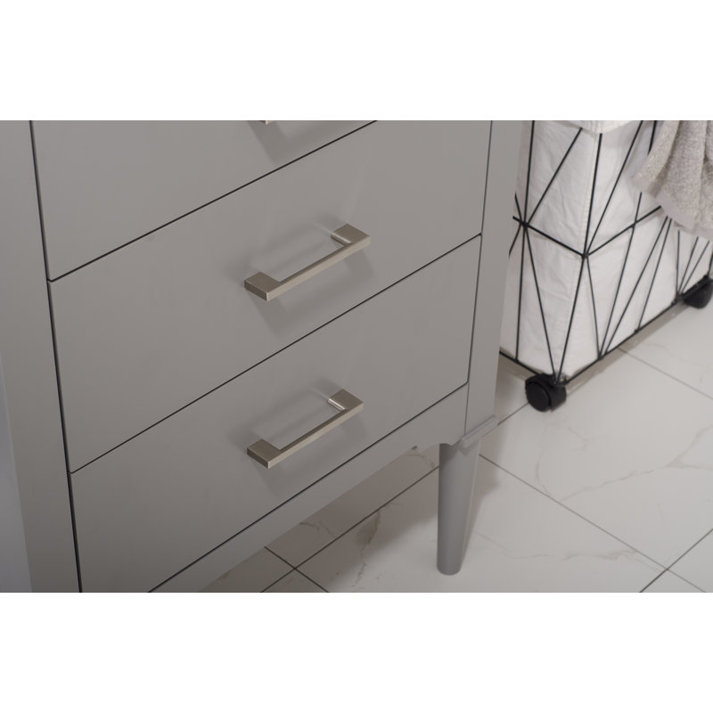 Ensemble de meuble-lavabo simple 24 po Gwenda, Gris