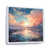 White Floater Framed