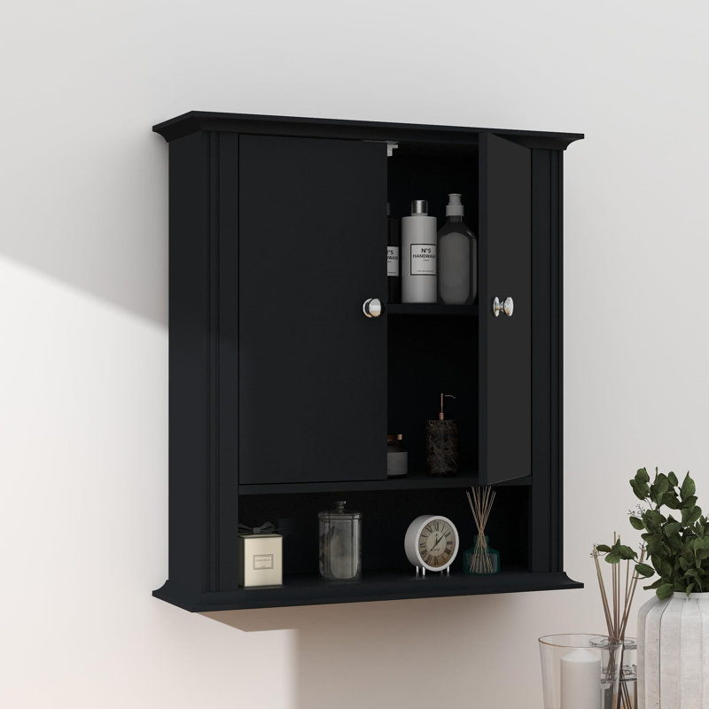 Bathroom Cabinet, Black