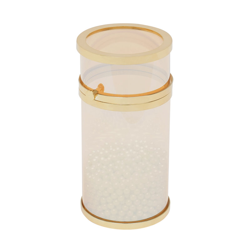 Jonahtan Plastic Makeup Organizer, Gold