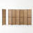 6 Panel 6FT Hand-Woven Bamboo Room Divider