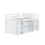 Lit mezzanine simple avec tiroir, tablette et bureau coulissant-925935284