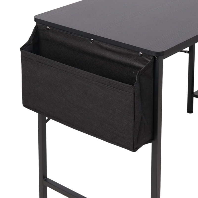 Foldable Modular Iron Computer Desk