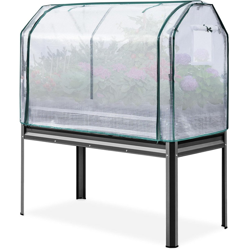 Metal Elevated Planter, 120x58x140cm