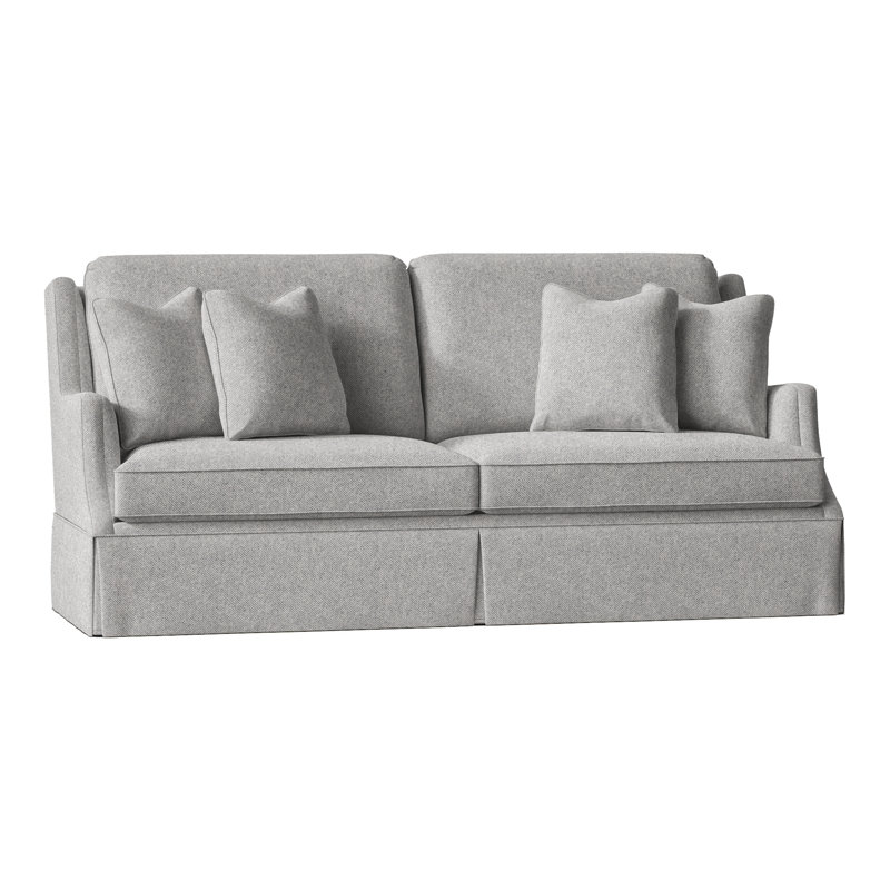 Savannah Sofa, Perigold Aspen Flannel Light Gray