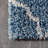 Ishaan Ogee Moroccan Trellis Shag Indigo Blue/Ivory Rug-230466332