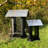 Garlan Metal Hanging Hopper Bird Feeder