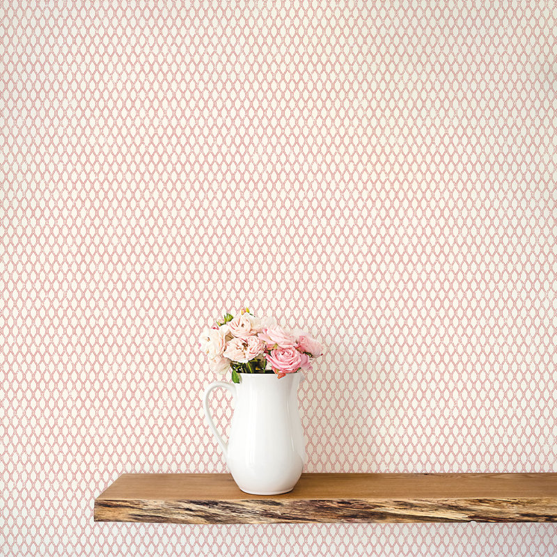 Bolckow 10m x 53cm Matte Wallpaper Roll, Cranberry