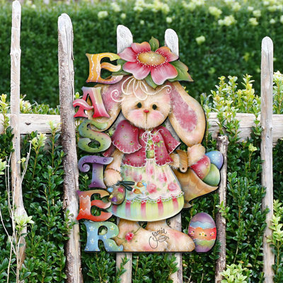 Manufactured Wood Easter Decoration