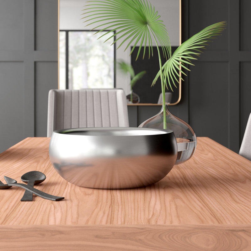 Ivy Bronx Cranleigh Stainless Steel Serving Bowl