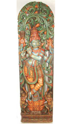 Krishna cannelé bleu