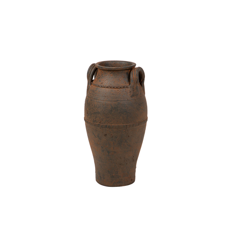 CERAMIC VASE, Brown, Overall Height- 60cm