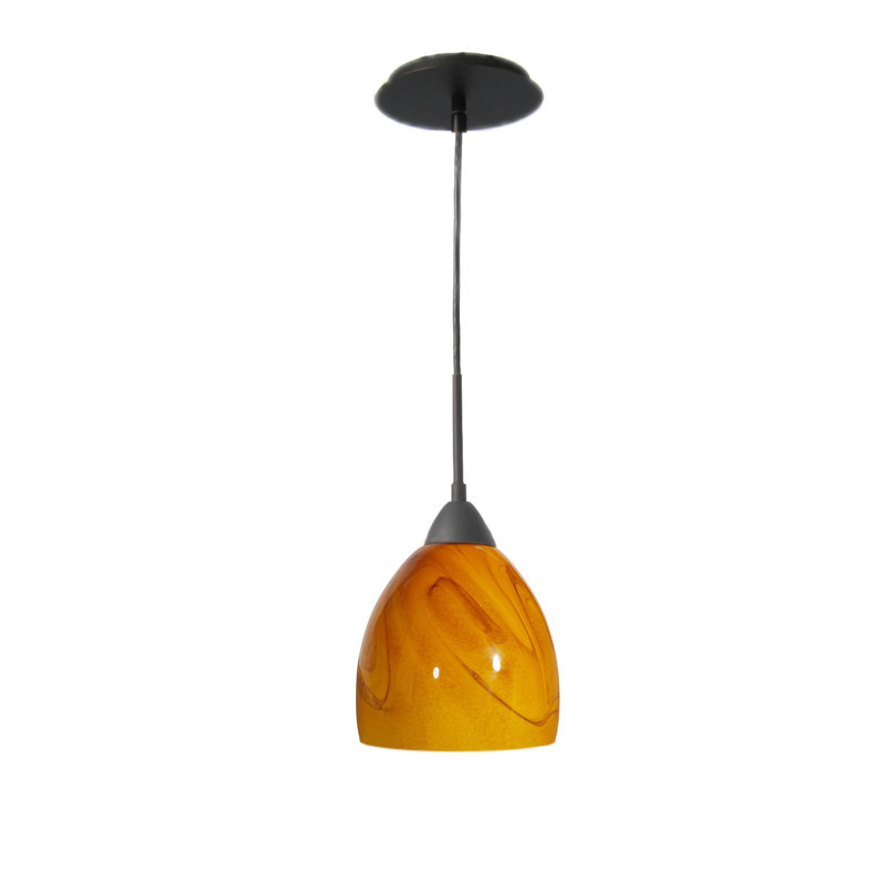 Luminaire suspendu 1 lumière Kellaman, Bronze