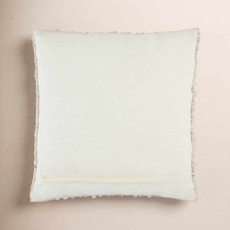 Housse et insert de coussin décoratif Upson, Gris clair, Polyester