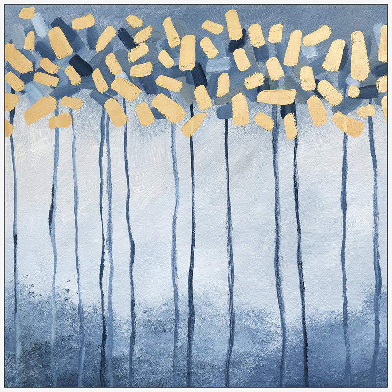 Golden Nightshade - cadre flottant, reproduction d'art sur toile, H 20 po x l 20 po x P 1,5 po