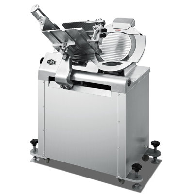 KWS Commercial Automatic 2550W Floor Model Electric Meat Slicer 14" Blade (ETL, NSF Certified)