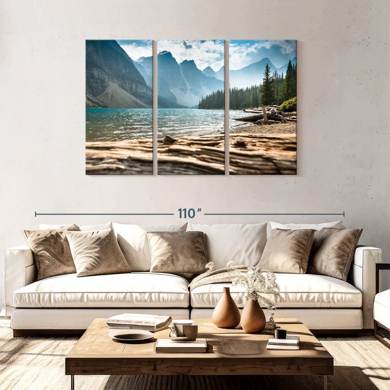 Alvord Enchanting Moraine Lake, H 48 po x l 74 po