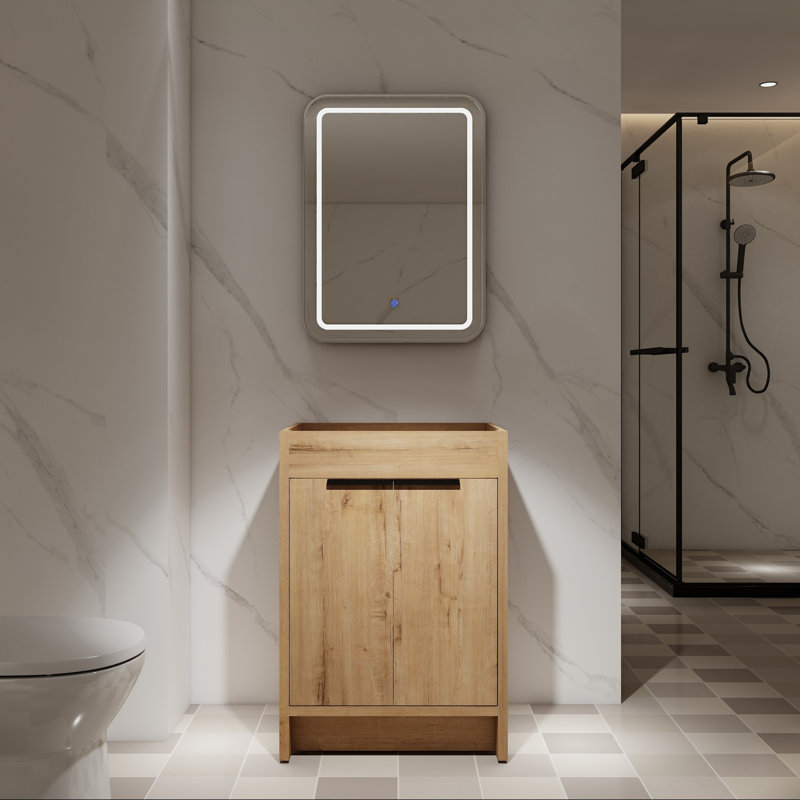 24in Single Bathroom Vanity with Ceramic Top, 44"