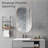 Settimia Metal Flat Wall Mirror-427940345-427940348
