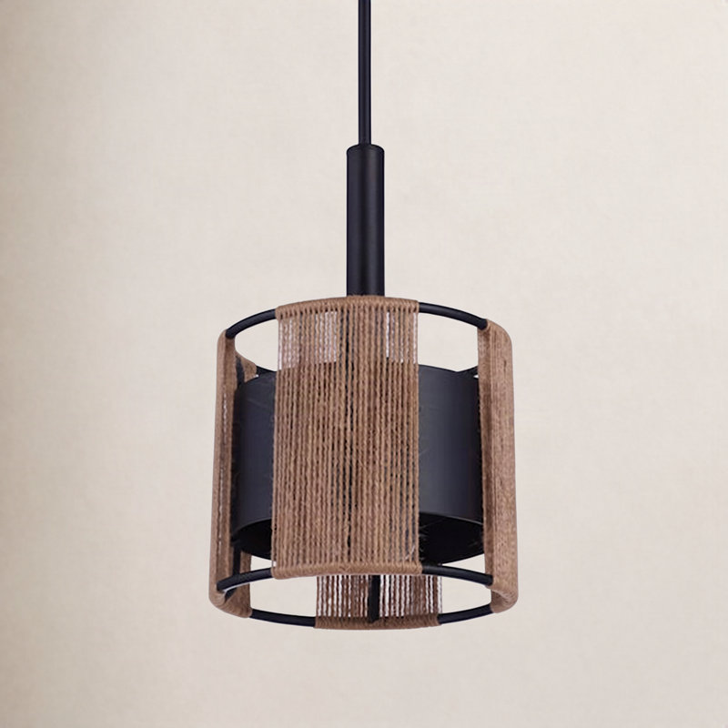 Luminaire suspendu tambour 1 lumière Galerie