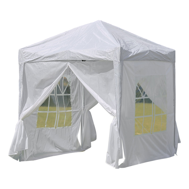 Aldwell 2m x 2m Metal Pop-Up Gazebo, White