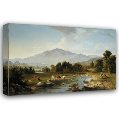 "High Point; Shandaken Mountains" by  Asher Brown Durand - Gallery Wrap Canvas Wall Art