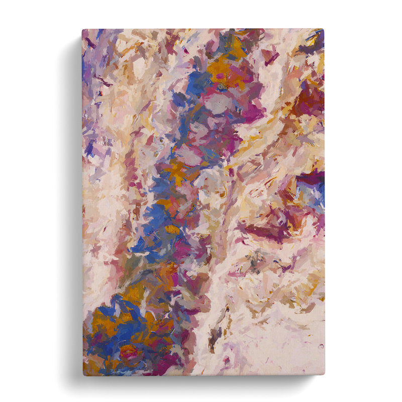 Broken Earth Abstract - Wall Art, Wrapped Canvas, 60cm H x 40cm W x 3cm D, No Matte