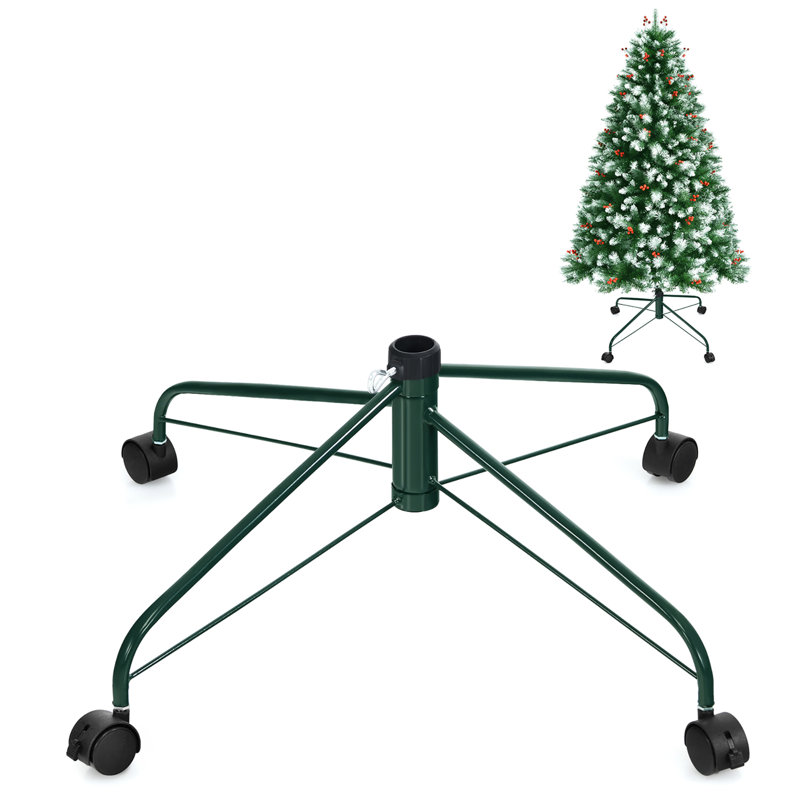 Support d'arbre artificiel en métal, H 10 po x l 26 po x P 26 po
