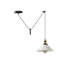 Anahla 1-Light Modern Industrial  Cone Pendant – Adjustable Ceiling Fixture for Contemporary Spaces-157411070-157410821