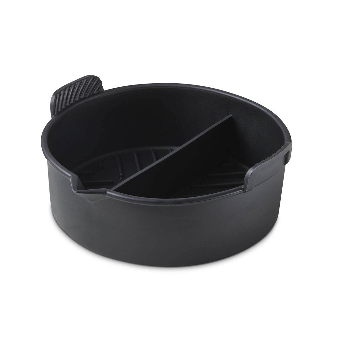 Tower Black Airfryer Round Solid Tray With Divider - Image 5